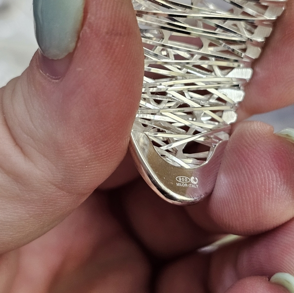 Ultrafine 950 silver milor New in Box! Better than sterling silver. 26 grams. Wi - Picture 3 of 5